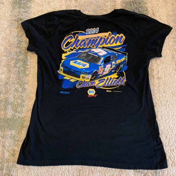 Chase Elliott #9 2014 Nationwide Series Champion T- Shirt Women’s XL - Picture 7 of 9